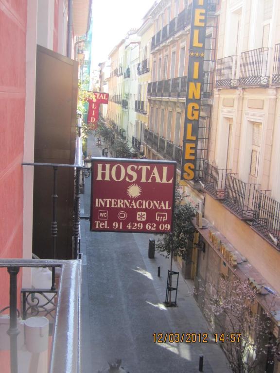 Hostal Internacional Madrid Exteriör bild